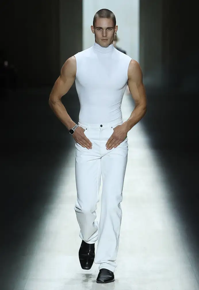 Un look Gucci fall-winter 2026/27 (courtesy Gucci)