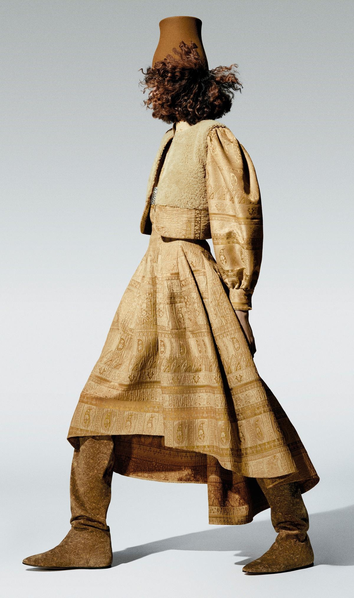 Un look Loro Piana fall-winter 2026/27 (courtesy Loro Piana)