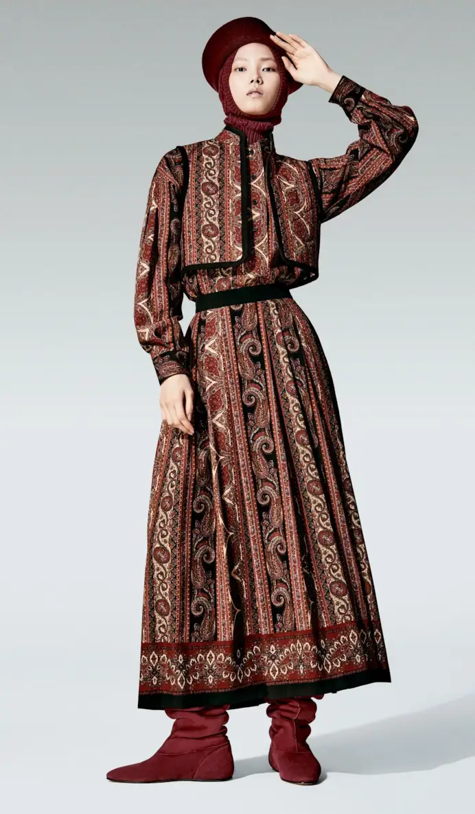 Un look Loro Piana fall-winter 2026/27 (courtesy Loro Piana)