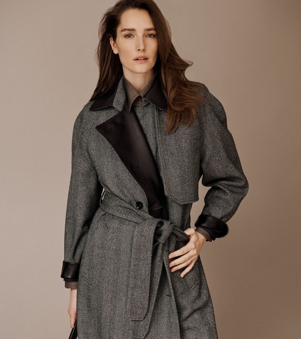 Un look fall-winter 2026/27 di Brioni La donna atelier (courtesy Brioni)