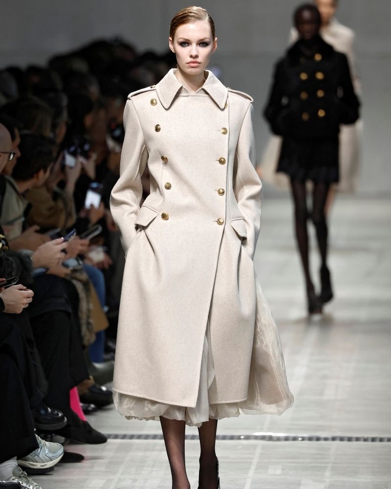 Un look Ermanno Scervino fall-winter 2026/27 (ph Francesc Ten/MFF)