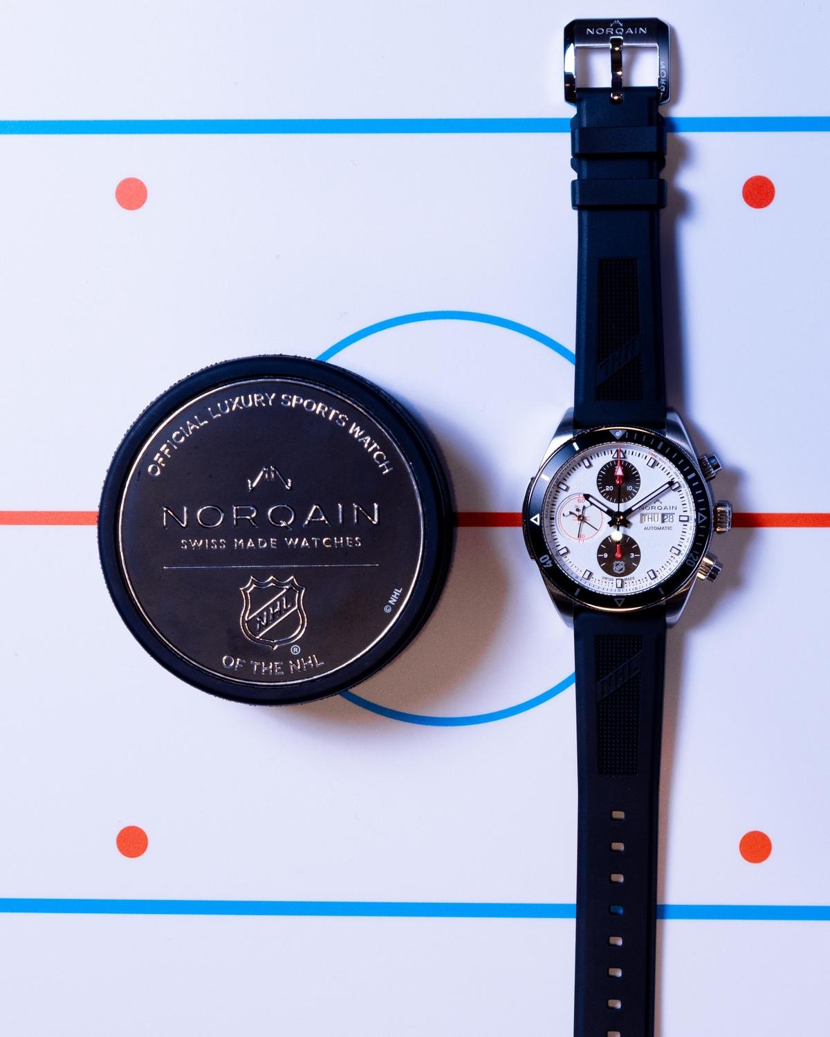 Norqain lancia l’orologio ufficiale NHL ispirato all’hockey (solo 1917 pezzi ed è già da collezione)