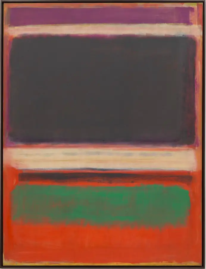 Numero 3/Numero 13, 1949 (Noto anche come: Magenta, nero, verde su arancio). Olio su tela, cm. 216,5 x 164,8. Lascito di Mrs. Mark Rothko tramite la Mark Rothko Foundation, Inc. Inv. 428.1981 - Artwork Location: Museum of Modern Art (MoMA), New York, USA - Permission for usage must be provided in writing from Scala.