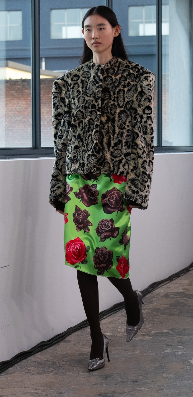 Un look Msgm fall-winter 2026/27 (courtesy Msgm)