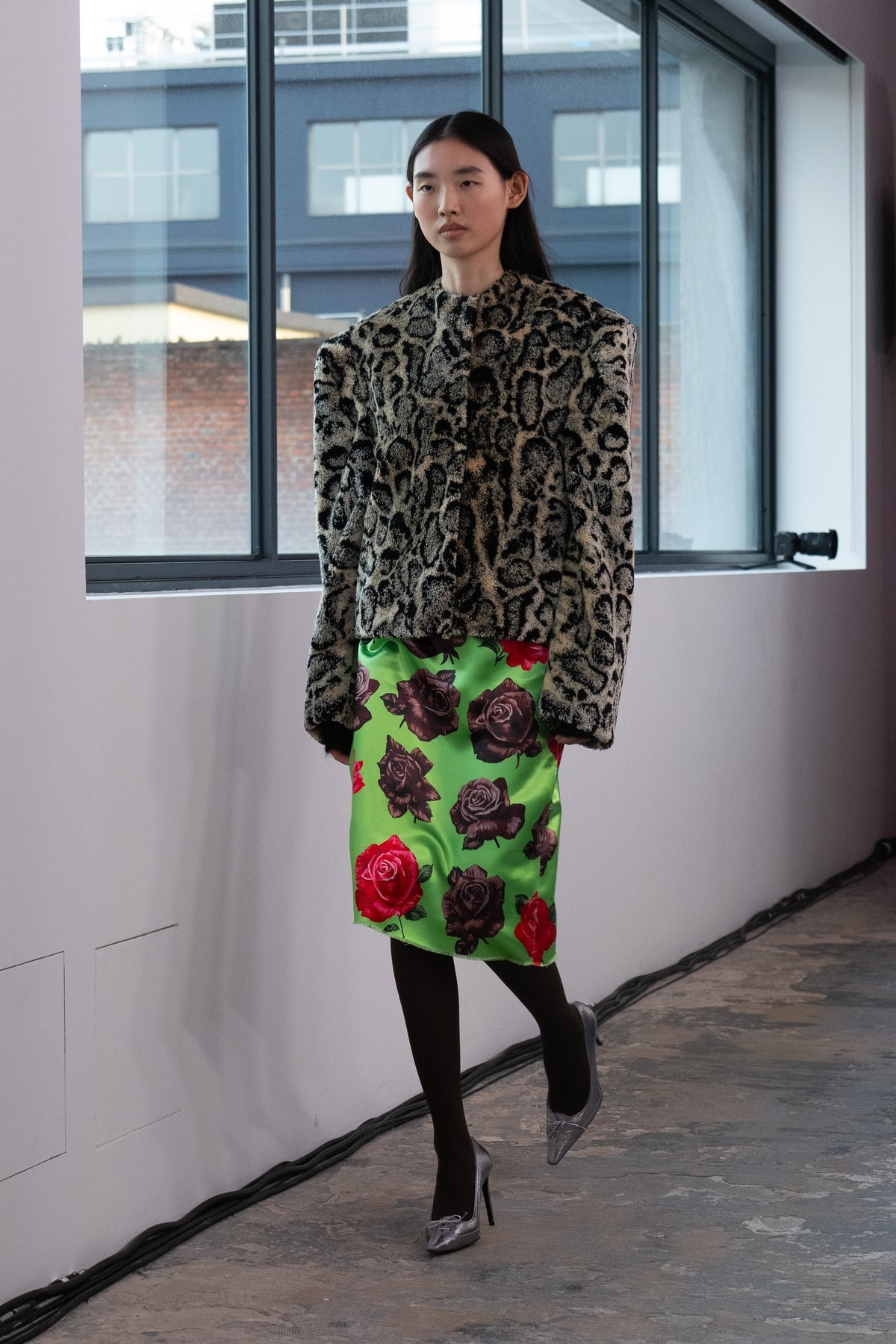 Un look Msgm fall-winter 2026/27 (courtesy Msgm)