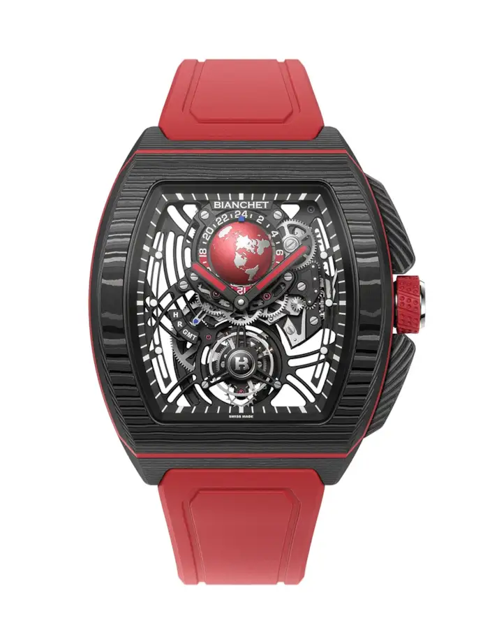 Bianchet Flying Tourbillon Sport Gmt, l'orologio di Esteban Ocon.