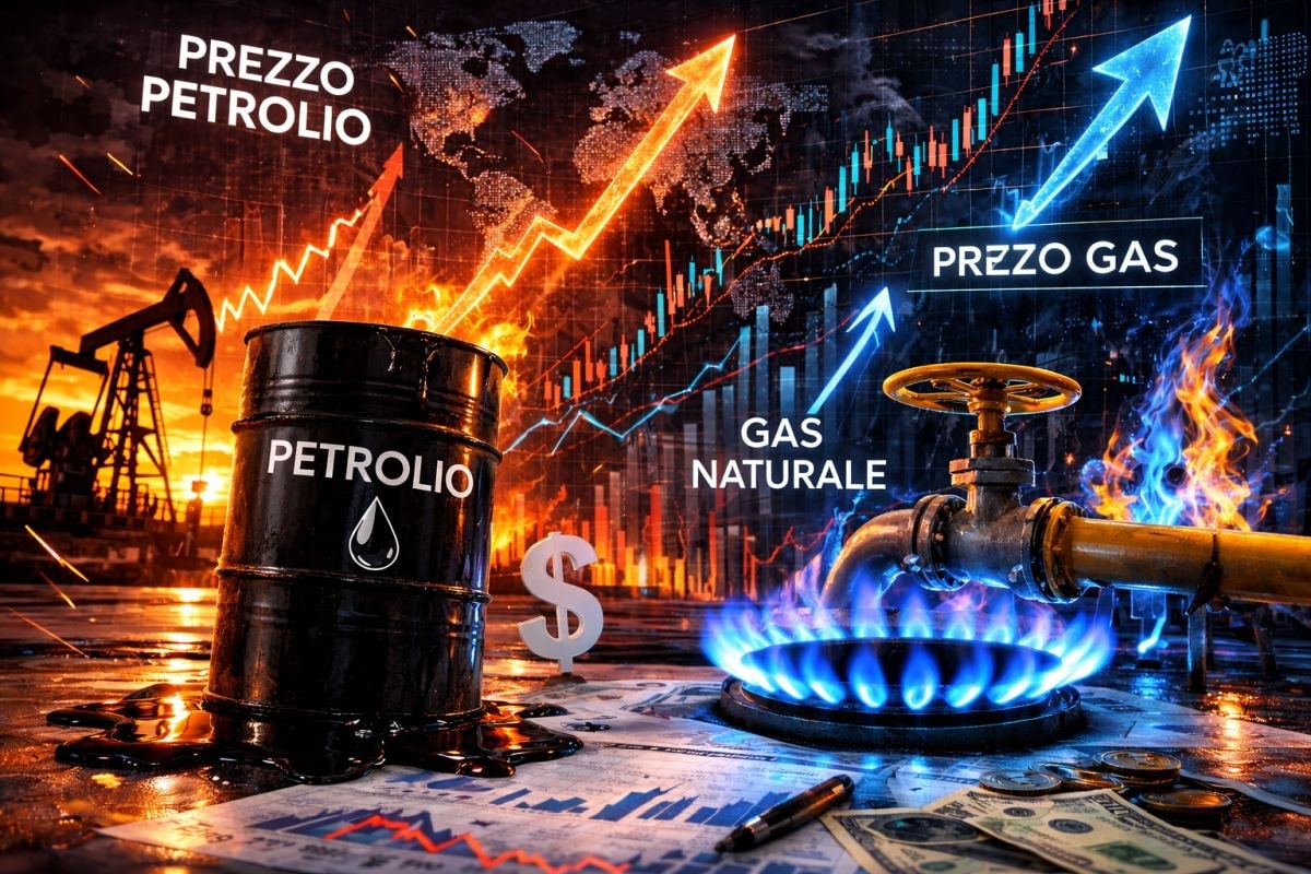 Gas TTF (+62%) e petrolio (+16%) alle stelle in tre sedute, shock come quello del 2022? Goldman Sachs alza le stime