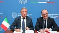 Adolfo Urso e Sébastien Martin