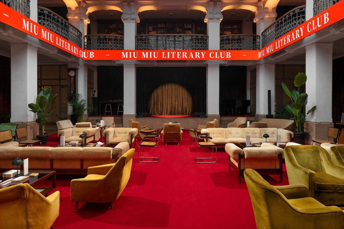 L'edizione 2025 del Miu Miu literary club a Milano (courtesy Miu Miu)