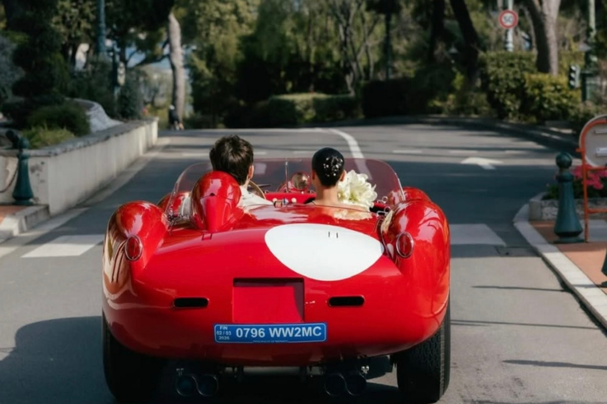 Un altro scatto del giorno delle nozze nel reportage di @charles_leclerc.