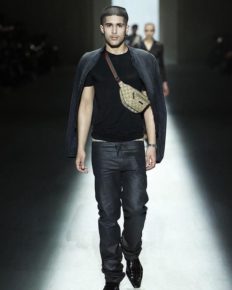 Fakemink debutta in passerella per Gucci fall-winter 2026/27 (courtesy Gucci)