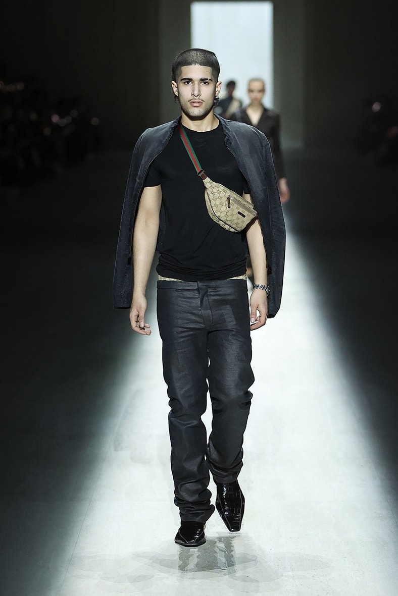 Fakemink debutta in passerella per Gucci fall-winter 2026/27 (courtesy Gucci)