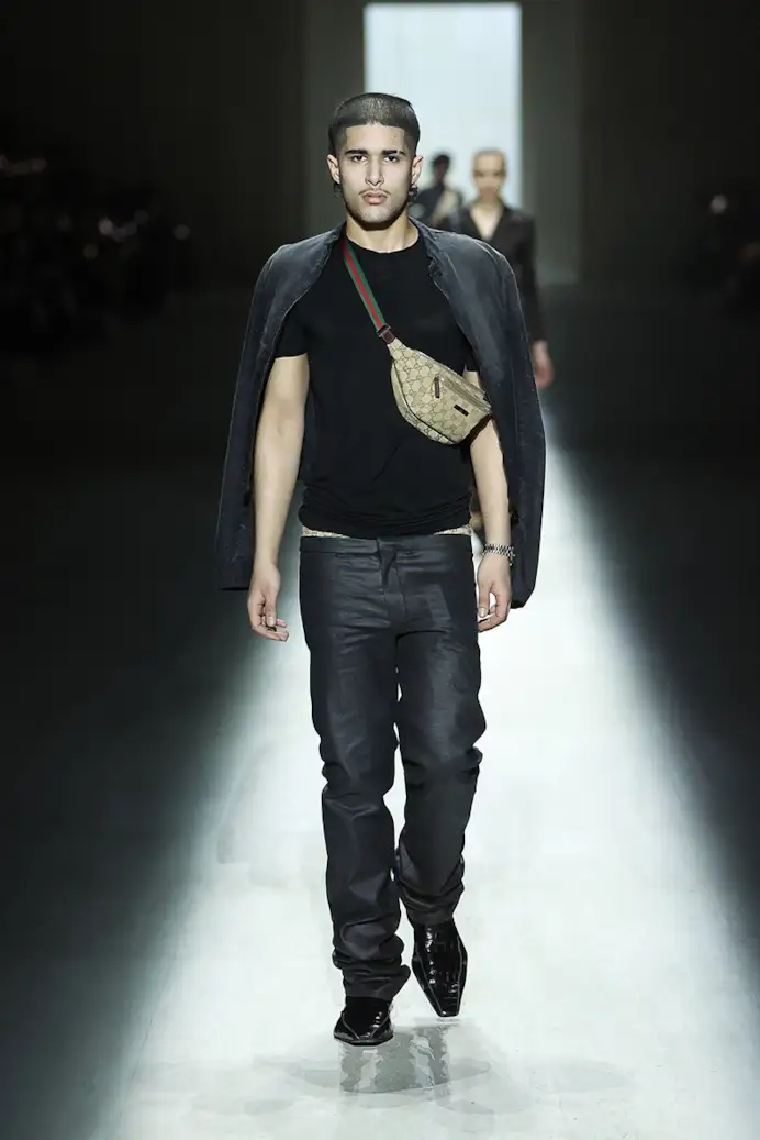 Fakemink debutta in passerella per Gucci fall-winter 2026/27 (courtesy Gucci)