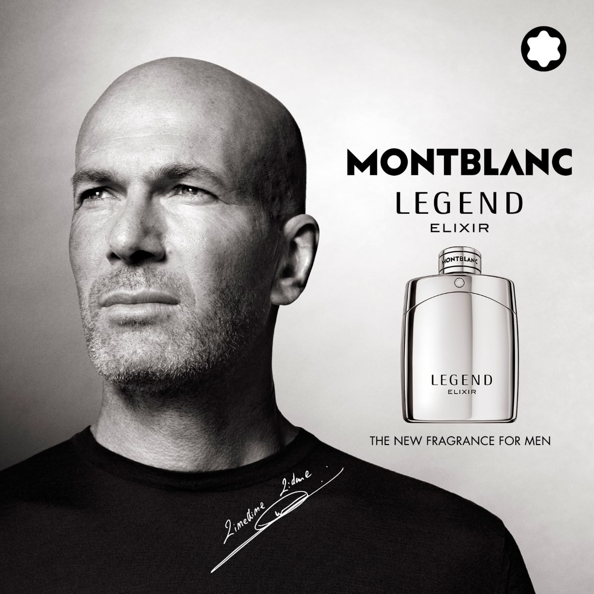 Zinèdine Zidane per la campagna Legend elixir di Montblanc (courtesy Montblanc)