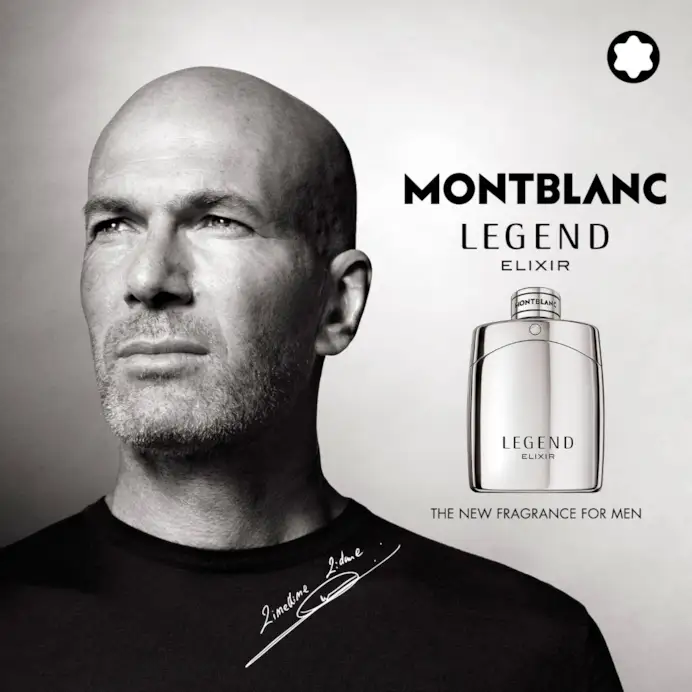 Zinèdine Zidane per la campagna Legend elixir di Montblanc (courtesy Montblanc)