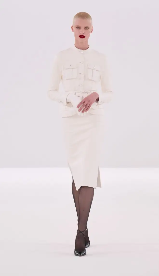 Un look Tom Ford fall-winter 2026/27 (courtesy Tom Ford)