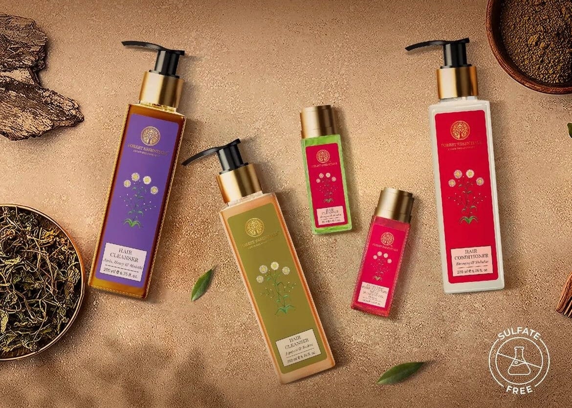 Alcuni prodotti Forest essentials (ph official website)