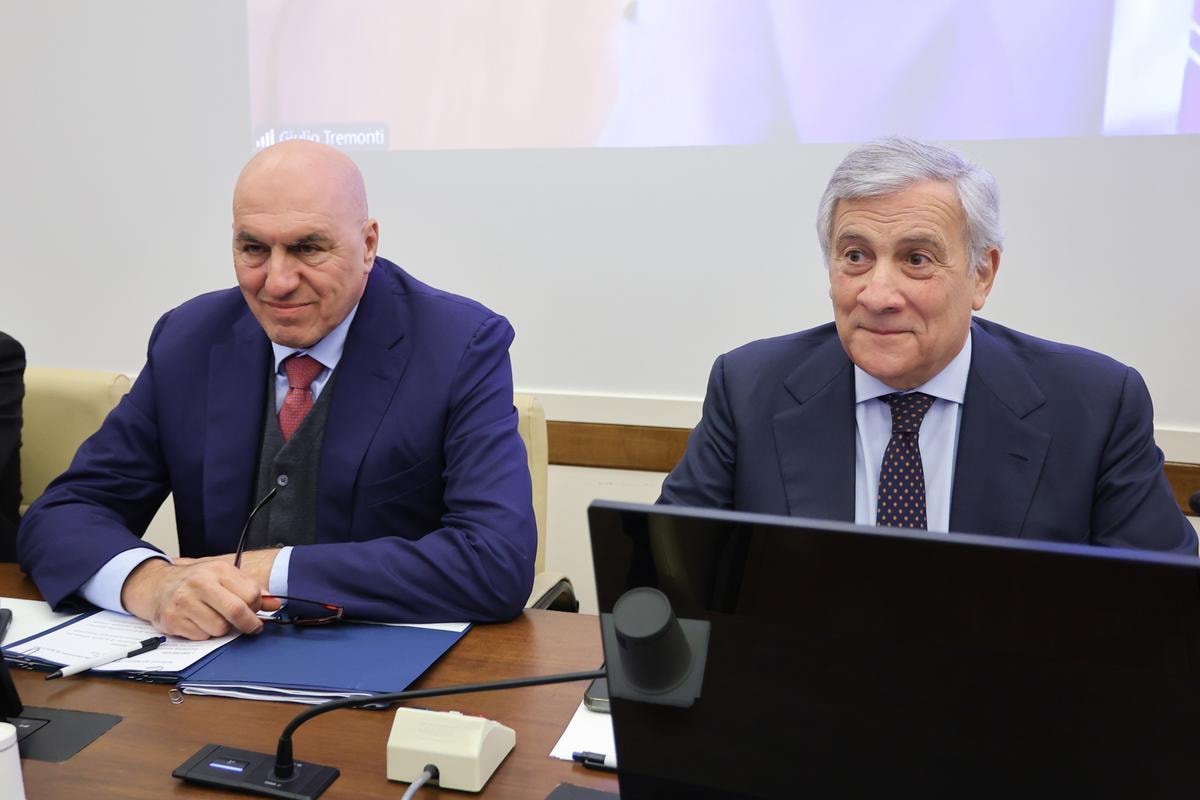 GUIDO CROSETTO, MINISTRO DELLA DIFESA, ANTONIO TAJANI, MINISTRO MAECI