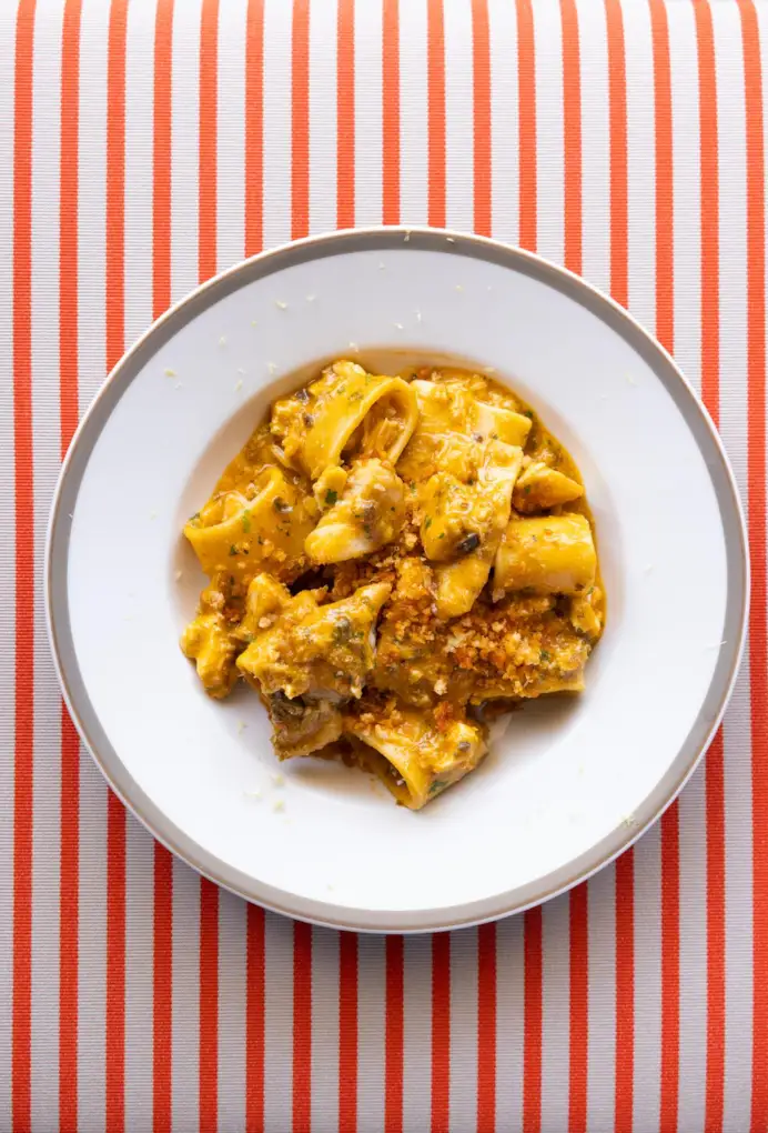 Paccheri con Branzino
