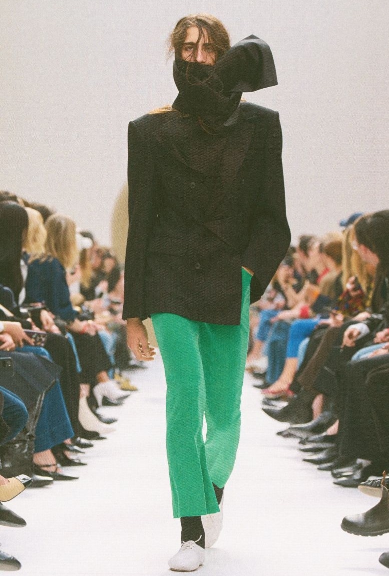 Un look fall-winter 2026/27 di Celine (courtesy Celine)