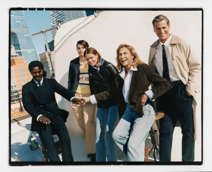 Lauren Hutton e Mark Vanderloo per Gant