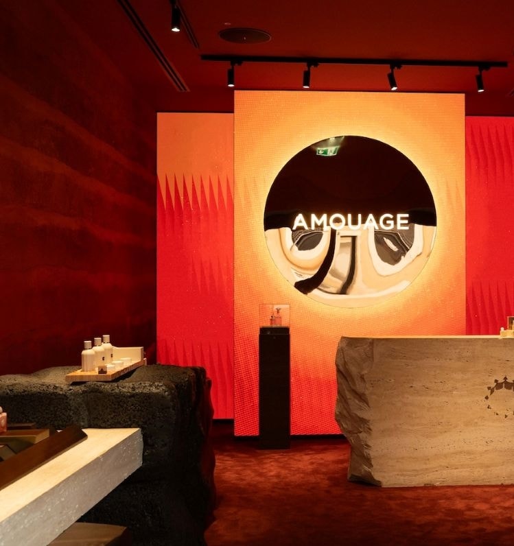La boutique di Amouage a Roma (courtesy Amouage)