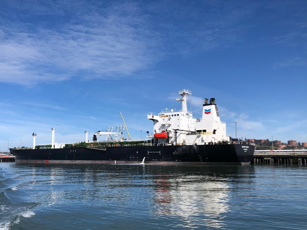 CHEVRON AZIENDA INDUSTRIA PETROLIFERA PETROLIERA PETROLIERE NAVE NAVI