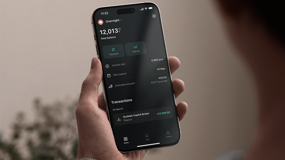 Il conto deposito di Scalable Capital