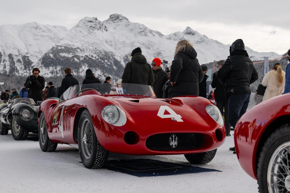 Sul lago ghiacciato di St. Moritz la regina è Maserati