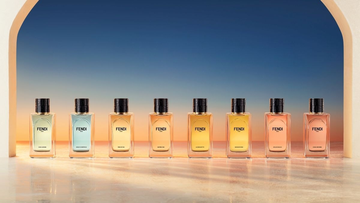 La collezione di fragranze di Fendi (courtesy Fendi)