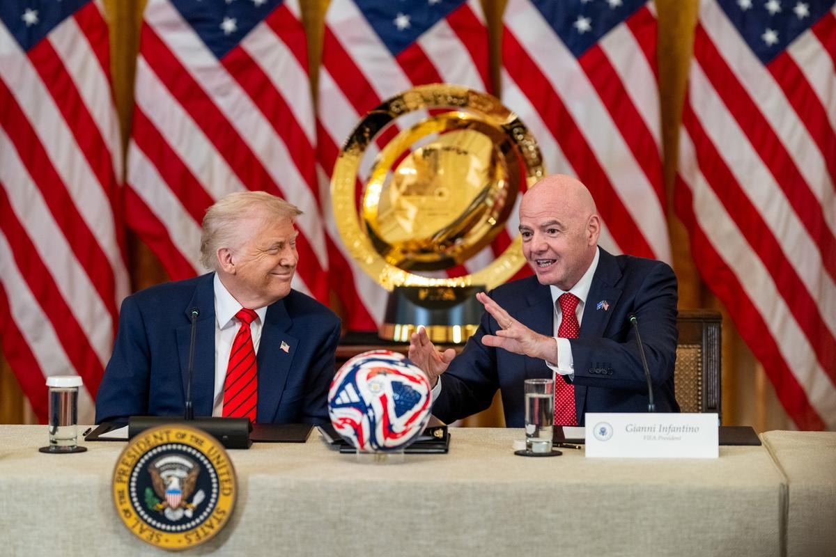 Donald Trump e Gianni Infantino