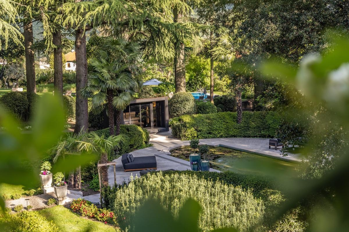 Il parco di Villa Eden