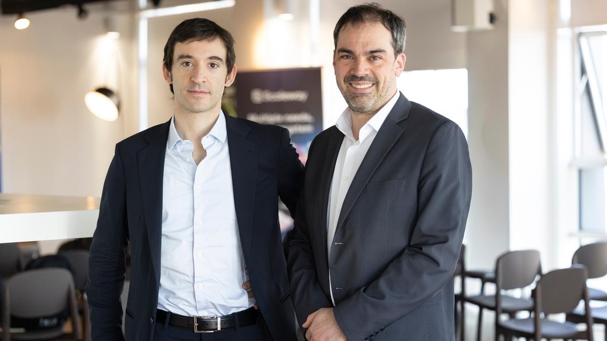 Benedetto Levi, ceo Iliad Italia, e Damien Lucas, ceo Scaleway