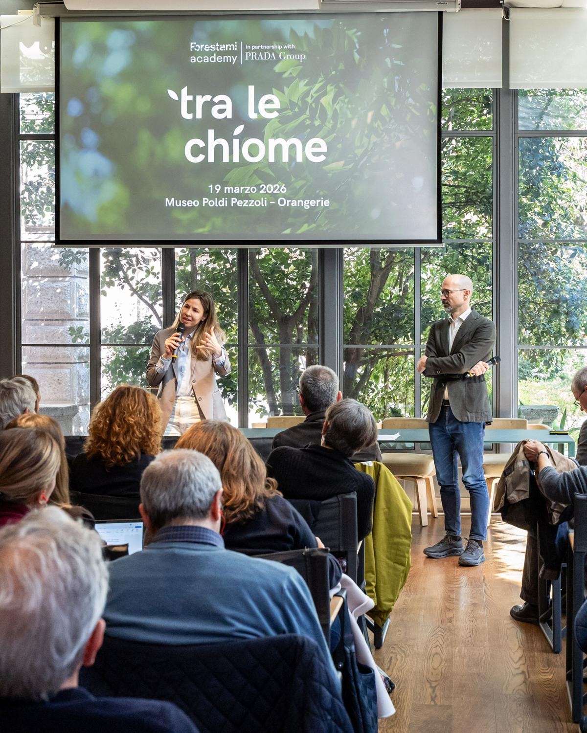 Un'immagine del convegno Tra le chiome