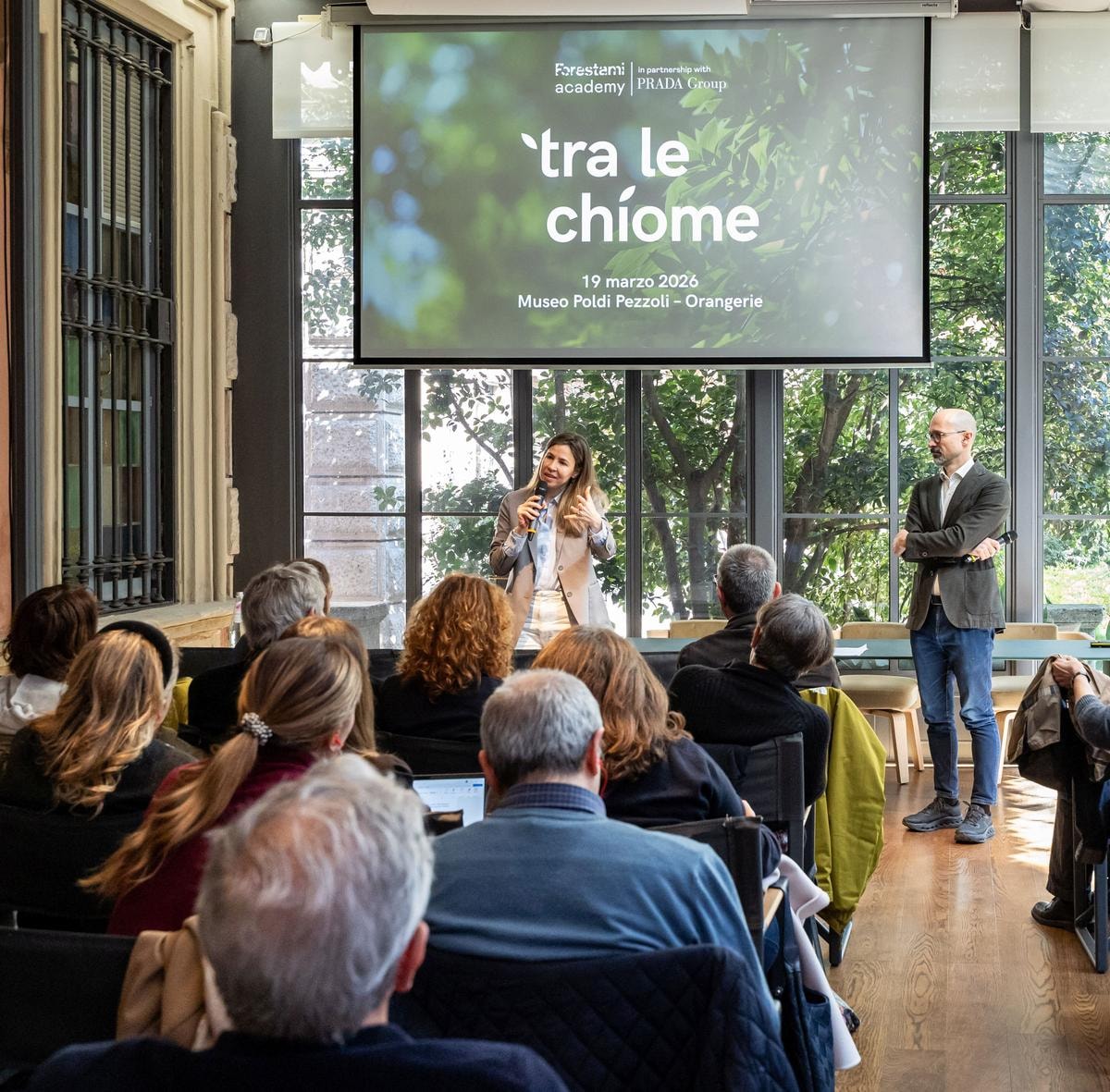 Un'immagine del convegno Tra le chiome