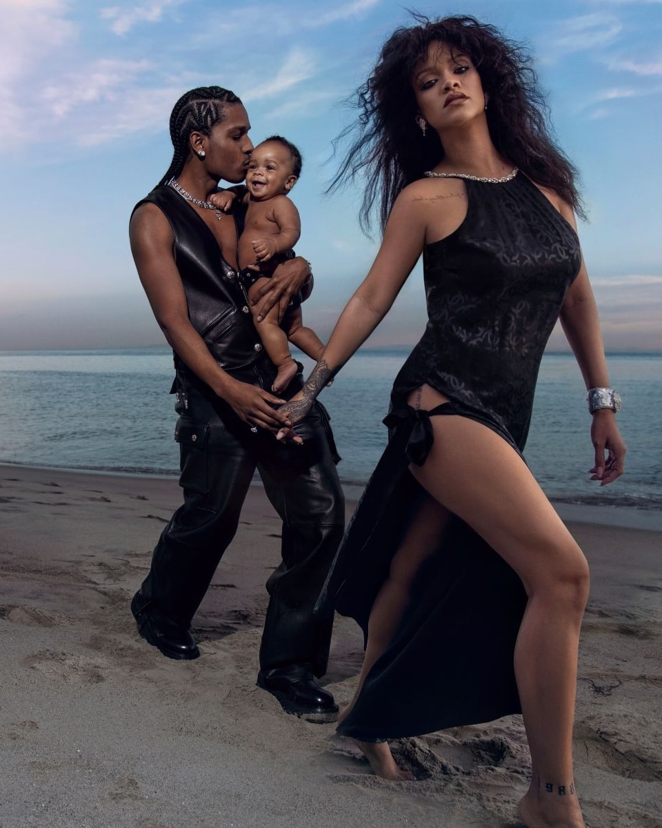 A$AP Rocky, RZA & Rihanna - Vogue UK, 2023 (courtesy Inez & Vinoodh)