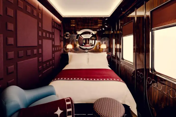 Una delle suite del nuovo Orient Express 1883 (credits @Alixe Lay)