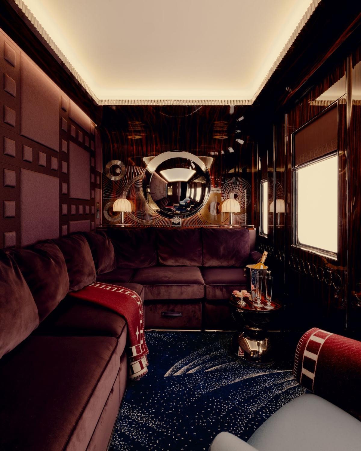 Dettaglio della suite del nuovo Orient Express 1883 (credits @Alixe Lay)