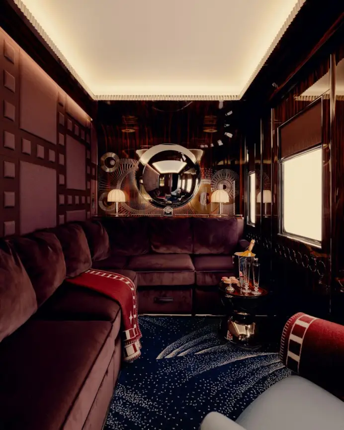 Dettaglio della suite del nuovo Orient Express 1883 (credits @Alixe Lay)