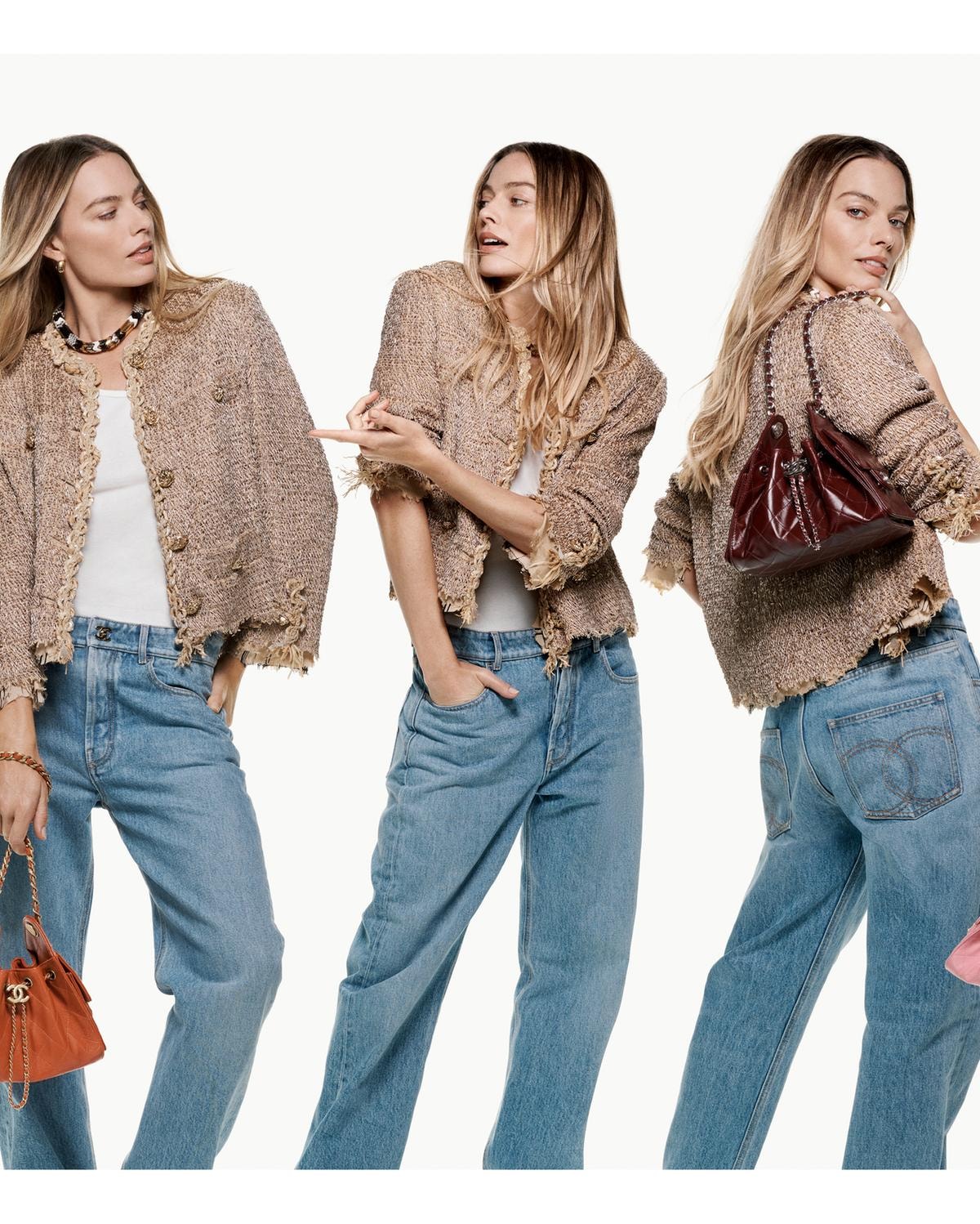 Margot Robbie nella nuova campagna Chanel 25 (courtesy Chanel)