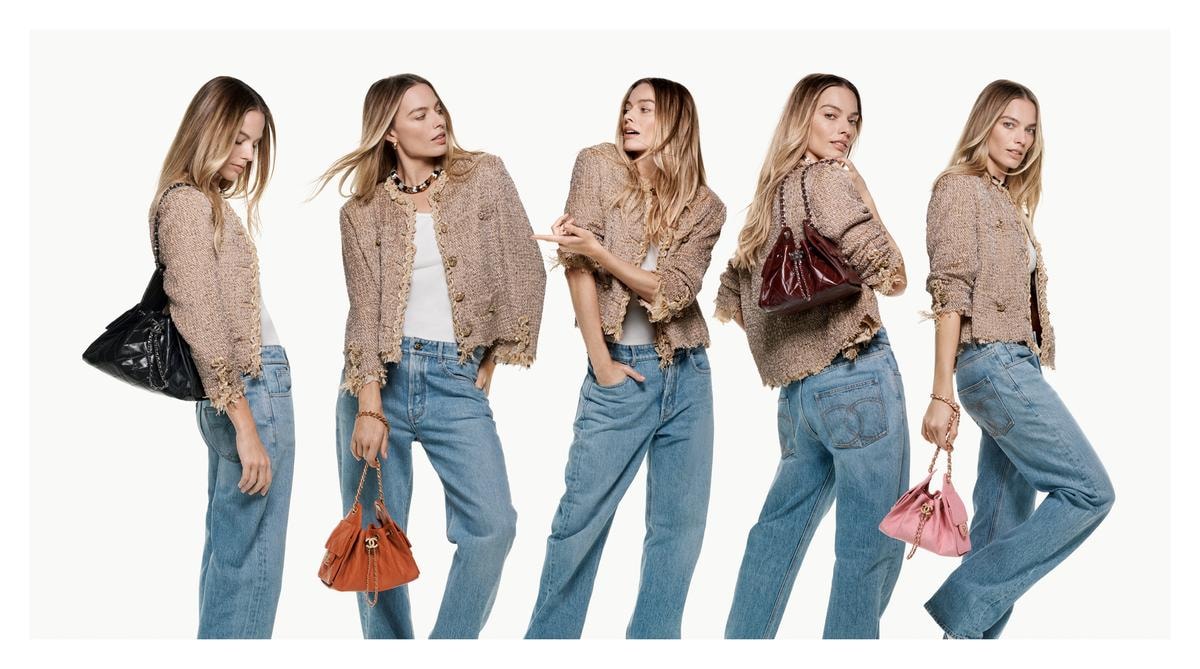 Margot Robbie nella nuova campagna Chanel 25 (courtesy Chanel)