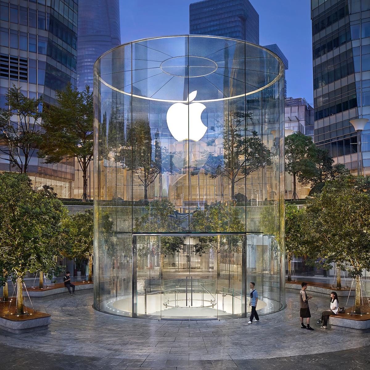 Un negozio Apple a Shanghai (ph Apple official website)
