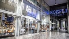 La libreria Hoepli a Milano