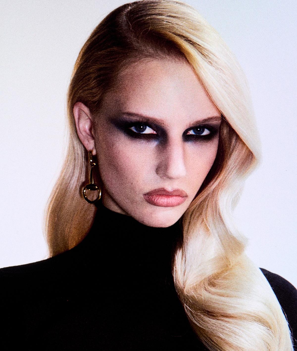 Un look beauty della sfilata Gucci fall-winter 2026/27 (courtesy Coty)