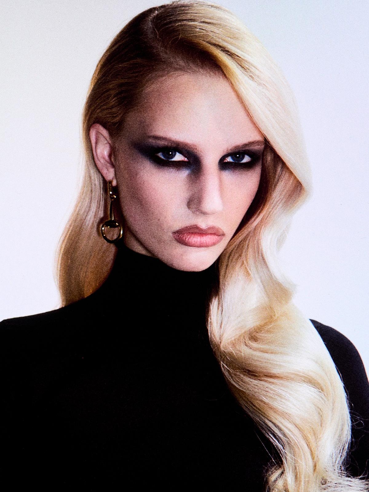 Un look beauty della sfilata Gucci fall-winter 2026/27 (courtesy Coty)