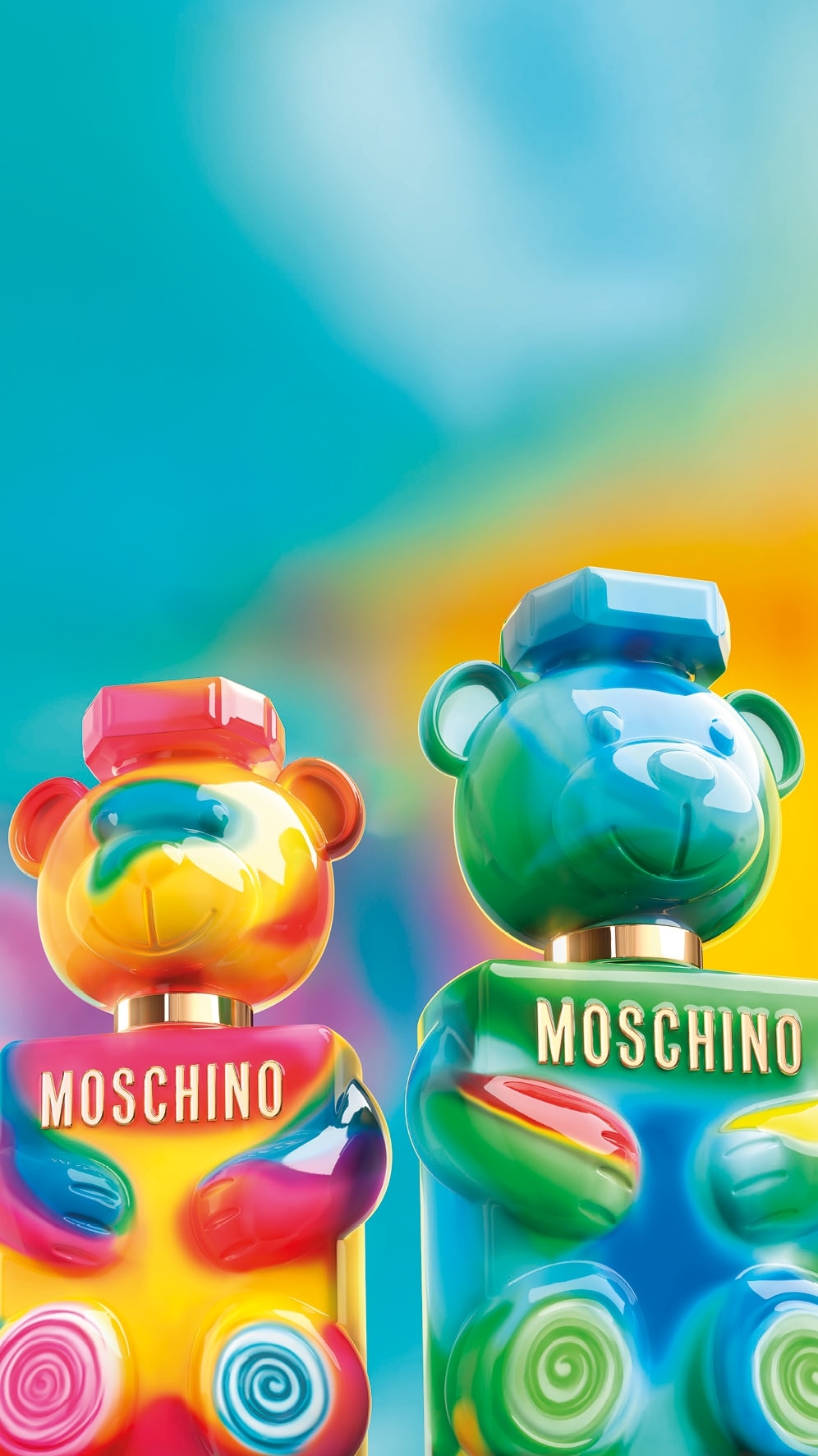 Le due nuove fragranze Moschino toy, Gummy e Yummy (courtesy Euroitalia)