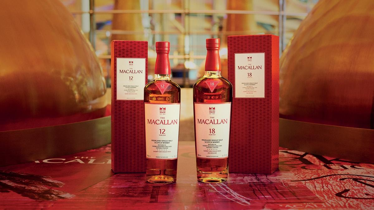Macallan si regala una veste nuova per i suoi 200 anni e diventa un colore Pantone 