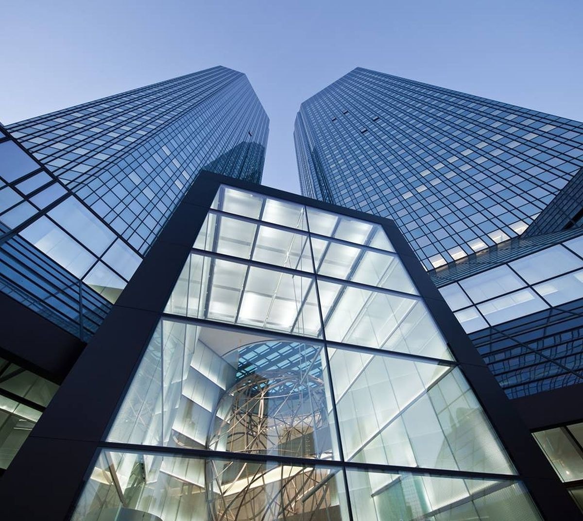 ESTERNO SEDE CENTRALE DEUTSCHE BANK A FRANCOFORTE