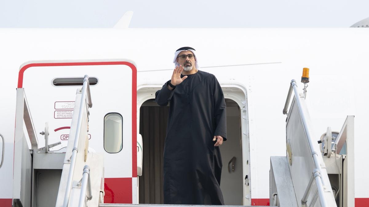 Lo sceicco Khaled bin Mohamed bin Zayed al Nahyan, presidente degli Emirati Arabi Uniti