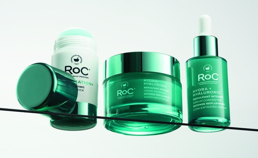 La linea Hydra+ di Roc skincare (courtesy Roc)